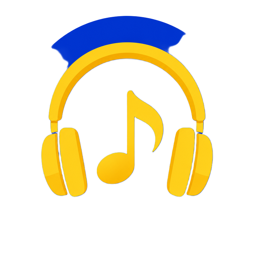 Logo BR Melodia com fones e nota musical